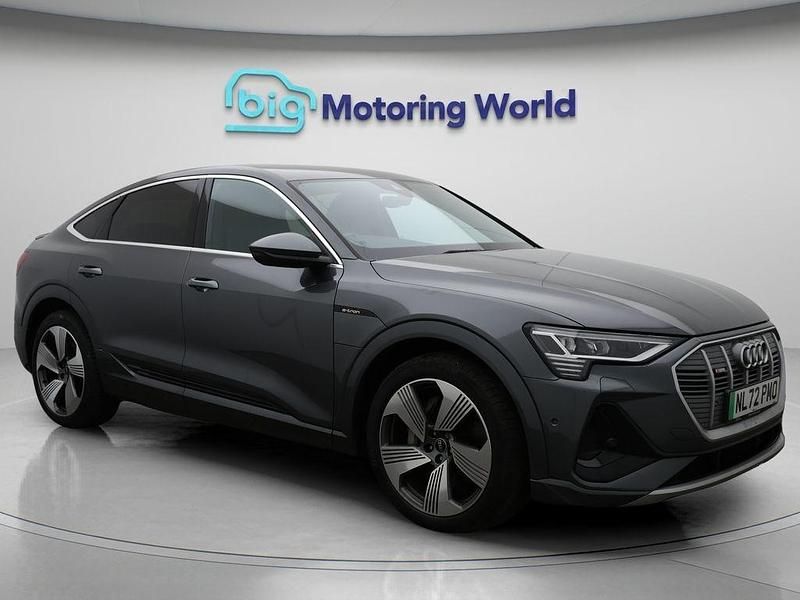 Grey Used 2022 Audi e-tron Sportback S-Line SUV | £20,600 (Fair price) - Image 1/4