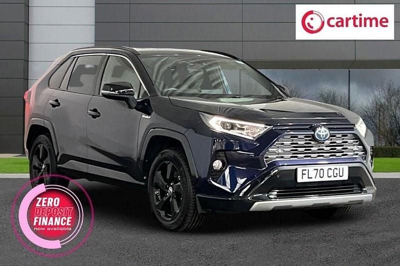 Blue Used 2020 Toyota RAV4 Hybrid SUV | £23,424 (A bit pricey) - Image 1/4