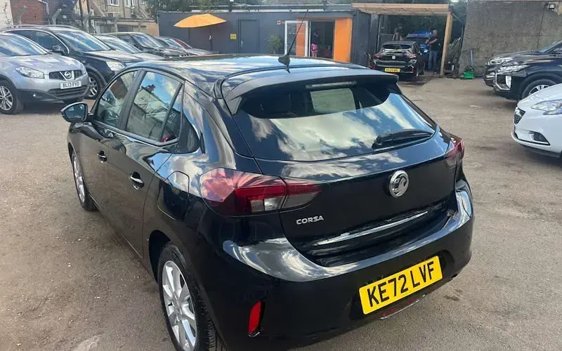 Used Vauxhall Corsa Design Edition 75 HP (55 kW) 2023 Black Hatchback