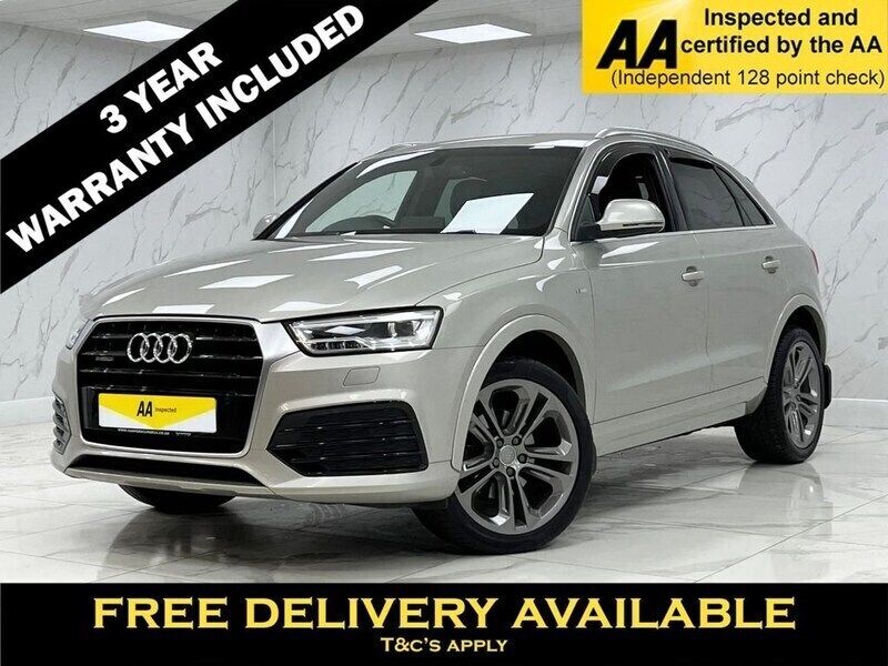 Silver Used 2016 Audi Q3 S-line plus SUV | £14,495 (Fair price) - Image 1/2