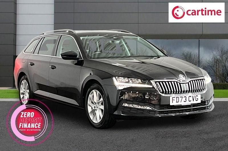 Black Used 2023 Skoda Superb SE Estate | £24,950 (A bit pricey) - Image 1/4