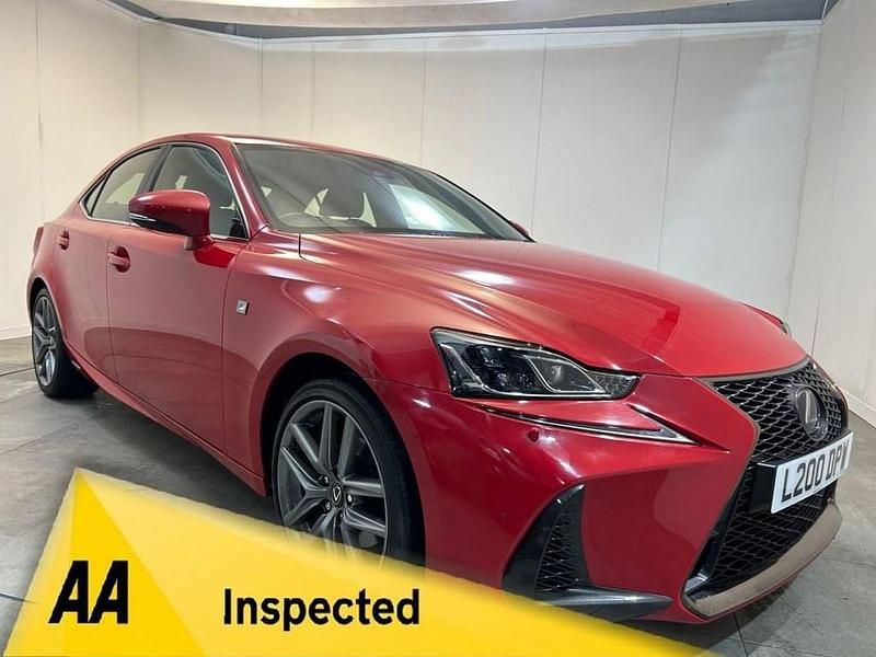 Used Lexus IS300h Sport Line 223 HP (164 kW) 2018 Red Sedan