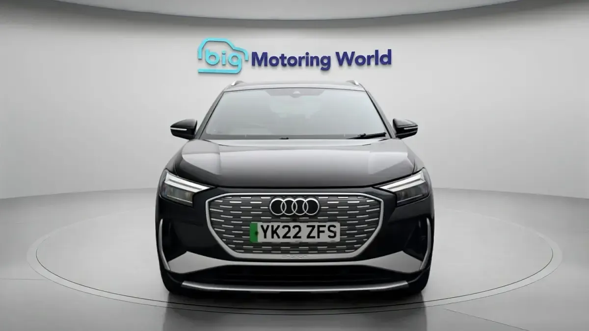 Used Audi Q4 e-tron S-Line 150 kW (204 HP) 2022 Black SUV