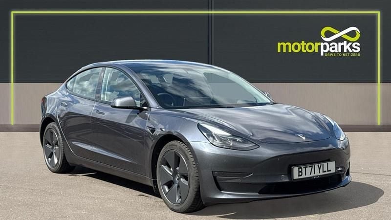 Grey metallic Used 2021 Tesla Model 3 Long Range Sedan | £17,000 (Fair price) - Image 1/4