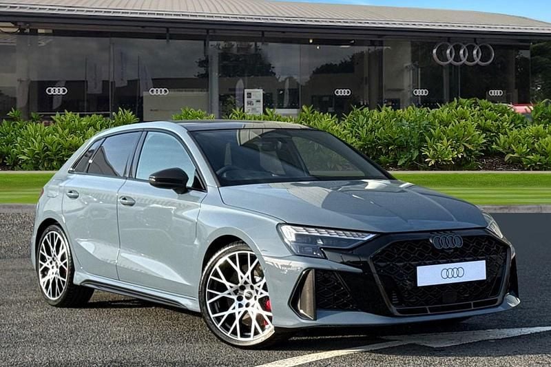 Grey New 2025 Audi RS3 Performance Sedan | £65,505 - Image 1/4