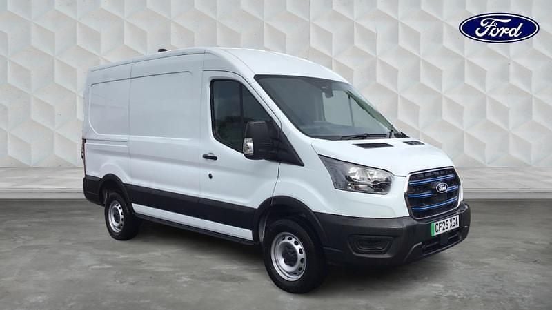 Frozen white New 2025 Ford E-Transit Van | £23,000 - Image 1/4