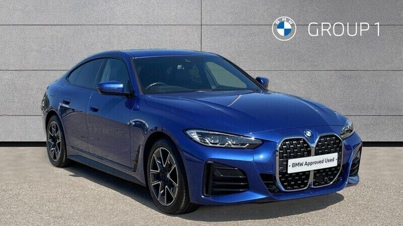 Blue Used 2022 BMW 430 Gran Coupé M Sport Coupe | £27,995 (Good price) - Image 1/4