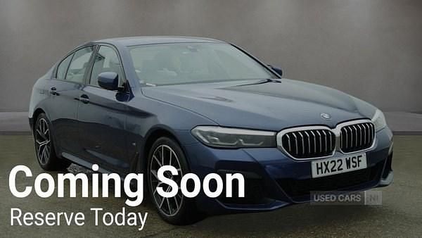 Used BMW 520 M Sport 2022 Blue Sedan