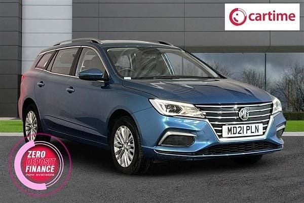 Blue Used 2021 MG MG5 EV Exclusive Estate | £9,222 (Fair price) - Image 1/4