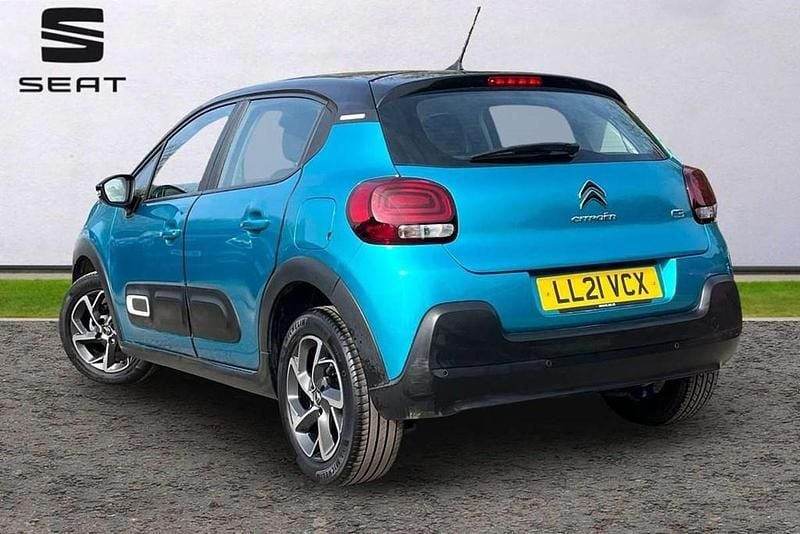 Used Citroën C3 PureTech 81 HP (59 kW) 2021 Blue Hatchback