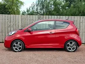 Used Kia Picanto 2017 Red Hatchback