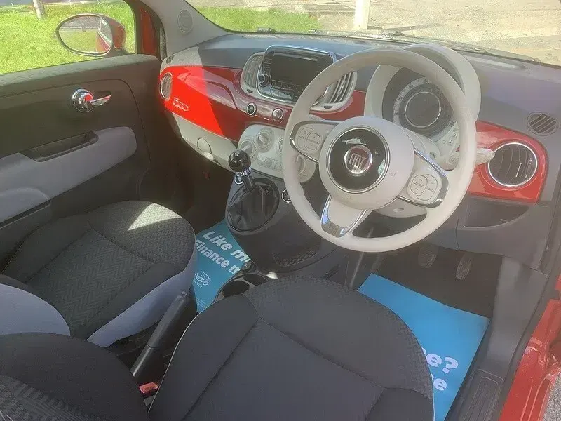 Used Fiat 500 Pop Star 69 HP (50 kW) 2016 Red Hatchback