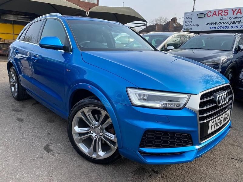 Used Audi Q3 S-Line 150 HP (110 kW) 2016 Blue SUV