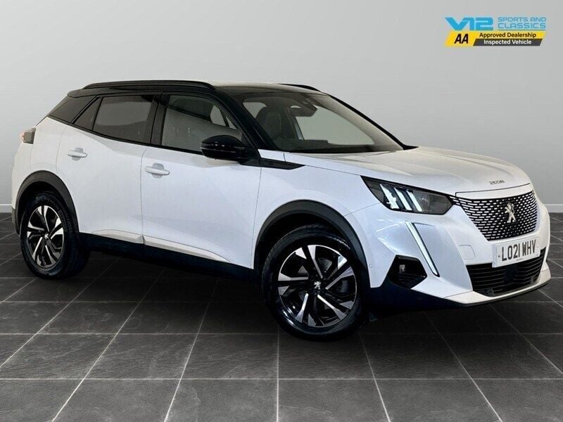 White Used 2021 Peugeot e-2008 GTi SUV | £12,195 (Good price) - Image 1/2