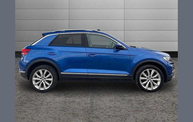 Used VW T-Roc R-line 150 HP (110 kW) 2018 Blue SUV