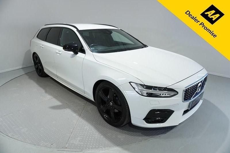 White Used 2020 Volvo V90 R-Design Estate | £16,993 (Fair price) - Image 1/3
