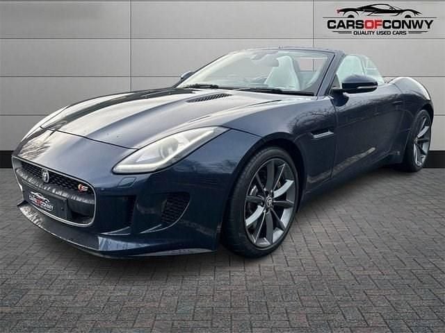 Used Jaguar F-Type S 340 HP (250 kW) 2014 Blue Cabriolet