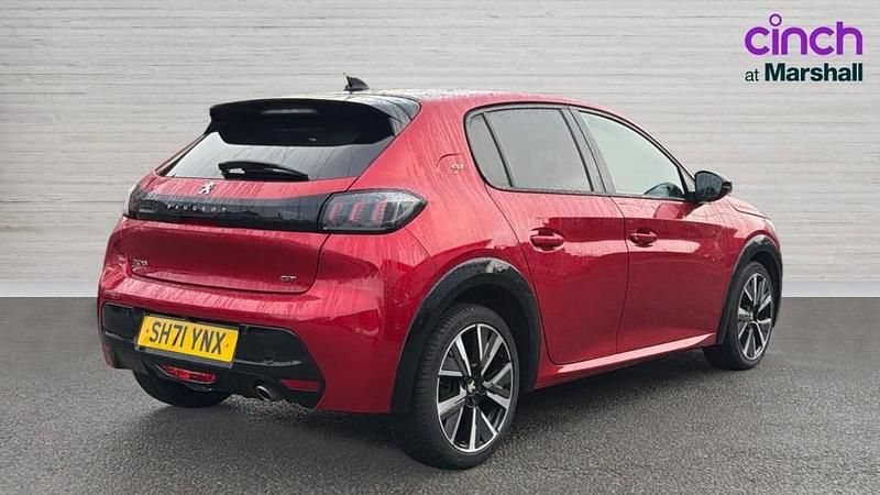 Used Peugeot 208 GTi 100 HP (73 kW) 2021 Red Hatchback