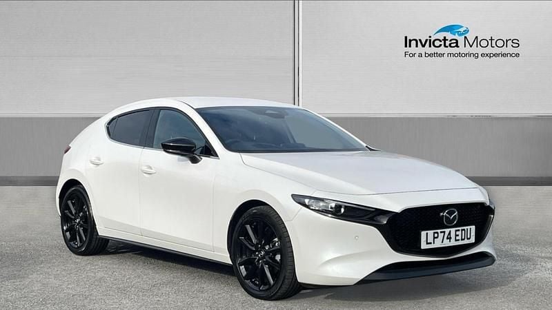 White Used 2025 Mazda 3 Homura-Line Hatchback | £19,449 - Image 1/4