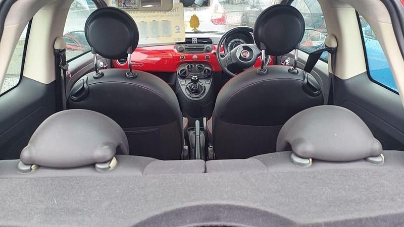 Used Fiat 500 Lounge 69 HP (50 kW) 2014 Red Hatchback