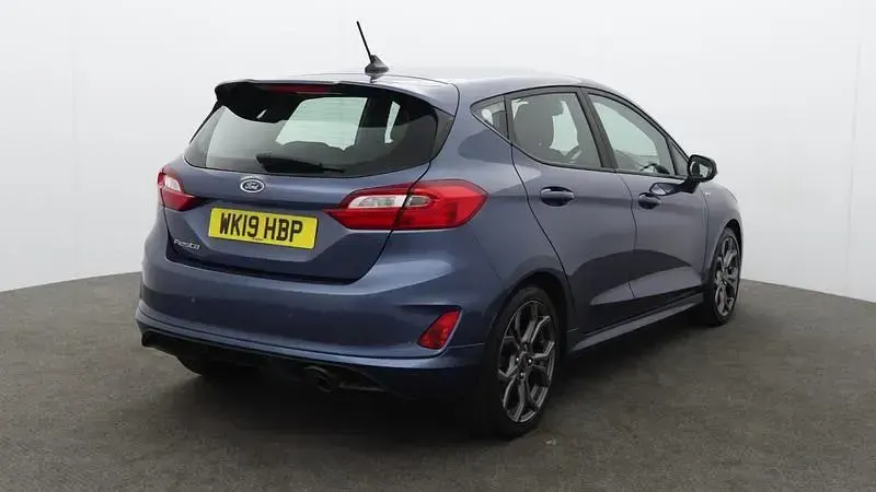 Used Ford Fiesta ST-Line 100 HP (73 kW) 2019 Blue Hatchback