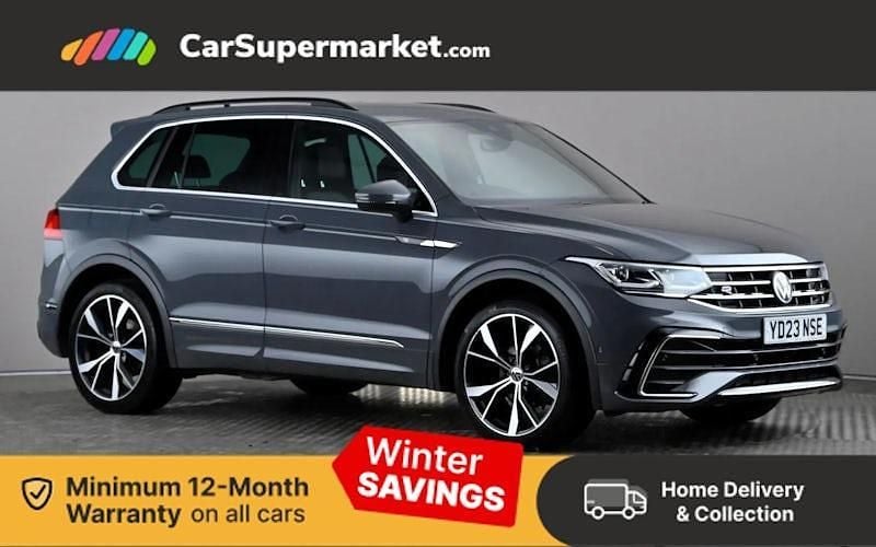 Grey Used 2023 VW Tiguan R-line SUV | £24,197 (Fair price) - Image 1/3