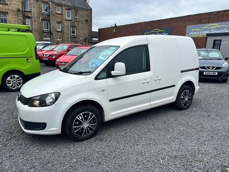 Used VW Caddy Trendline 102 HP (75 kW) 2014 White MPV