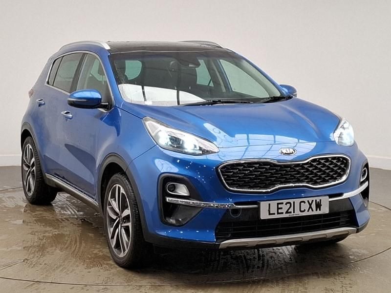 Begagnad Kia Sportage 2021 Blå SUV