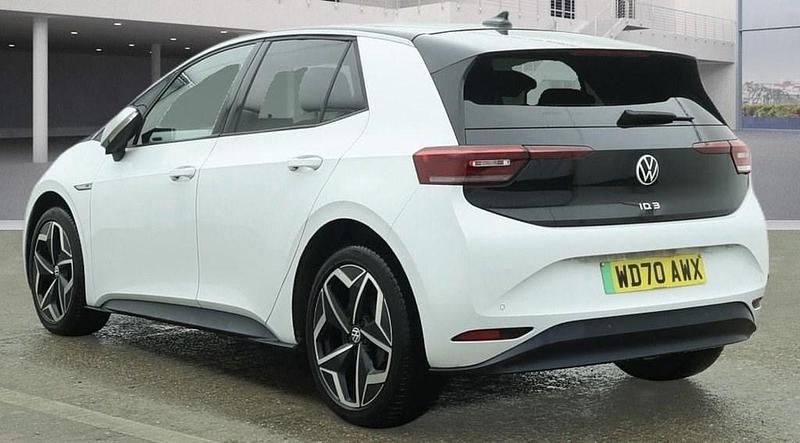 Used VW ID.3 Pro 150 kW (204 HP) 2020 White Hatchback