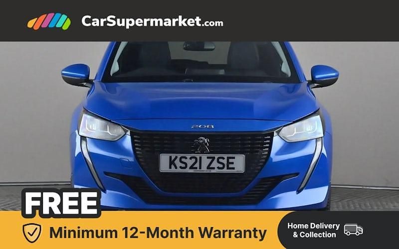 Used Peugeot 208 Allure 102 HP (75 kW) 2021 Blue Hatchback