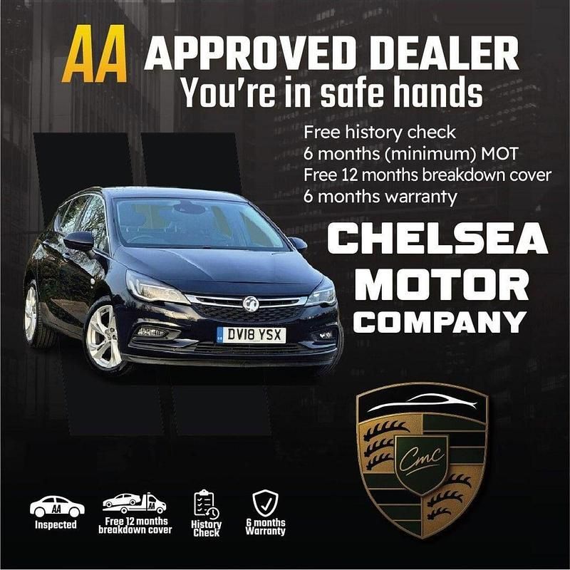 Used Vauxhall Astra SRi 105 HP (77 kW) 2018 Blue Hatchback