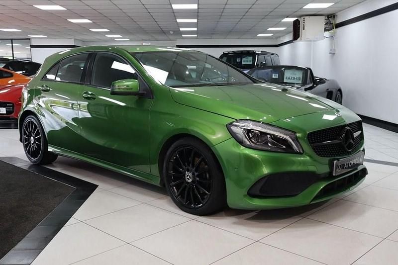 Green Used 2017 Mercedes A200 AMG Line Premium Hatchback | £11,449 (Fair price) - Image 1/4