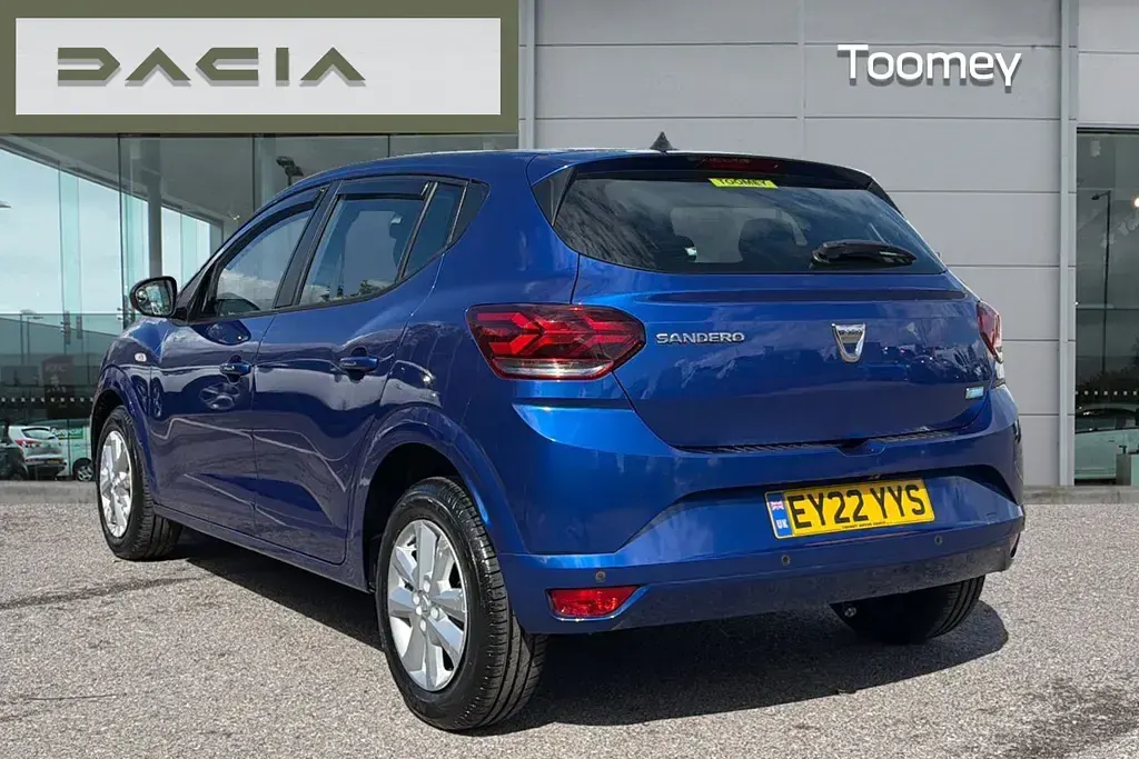 Used Dacia Sandero Comfort 99 HP (72 kW) 2022 Blue Hatchback