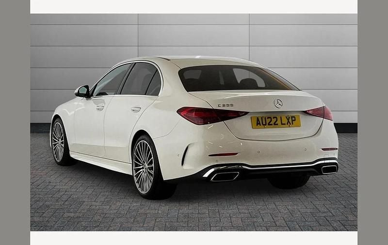 Used Mercedes C200 AMG Line Premium 200 HP (147 kW) 2022 White Sedan