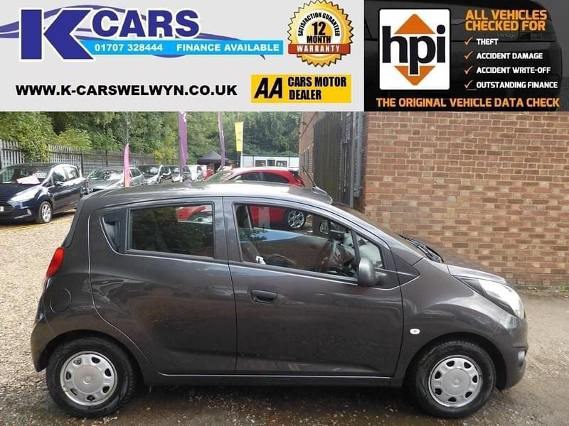 Grey Used 2014 Chevrolet Spark LS Hatchback | £3,895 (A bit pricey) - Image 1/3