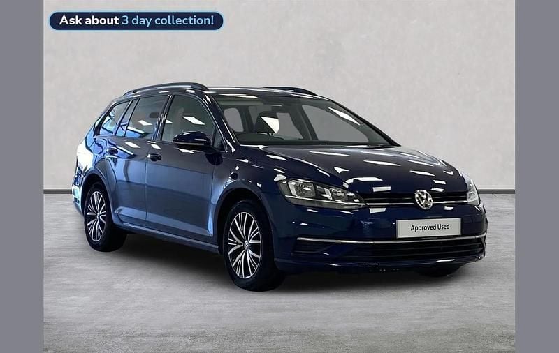 Used VW Golf VII SE 147 HP (108 kW) 2019 Blue Estate