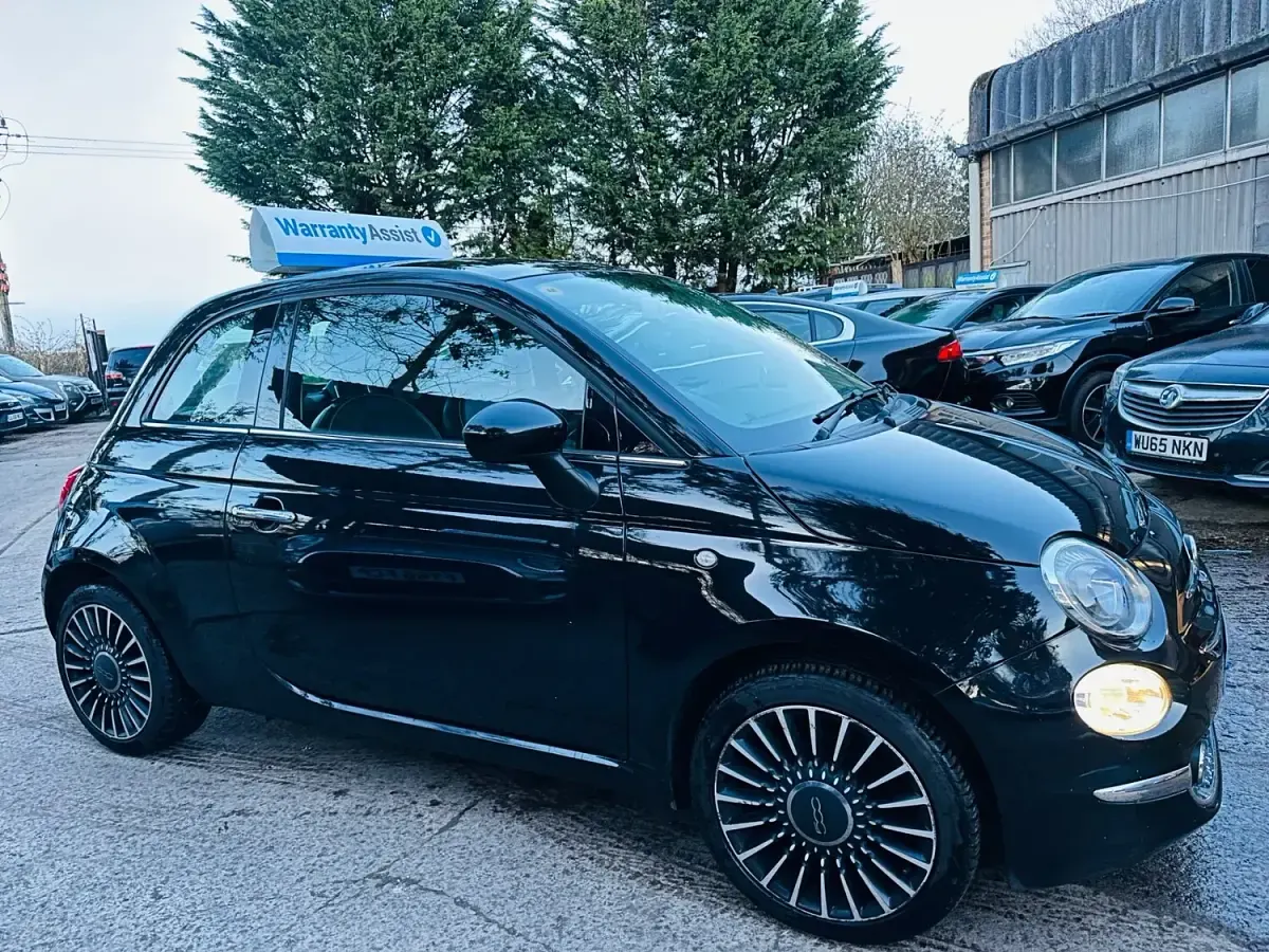 Używany Fiat 500 Lounge 69 KM (50 kW) 2015 Czarny Hatchback