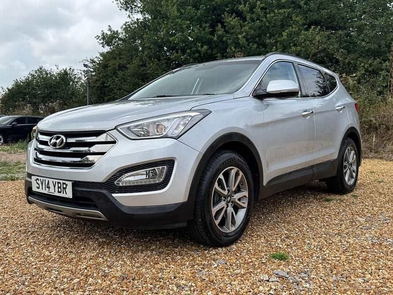 Silver Used 2014 Hyundai Santa Fe Premium SUV | £9,695 (Fair price) - Image 1/4
