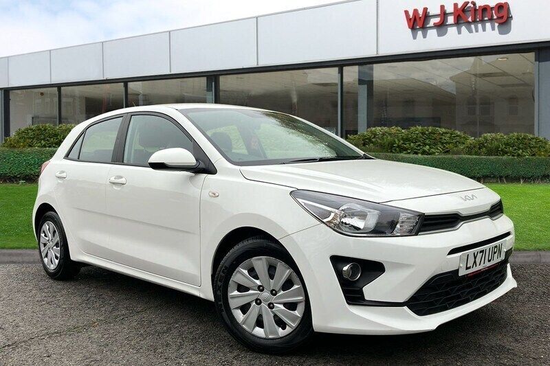 White Used 2021 Kia Rio Hatchback | £11,295 (Fair price) - Image 1/3