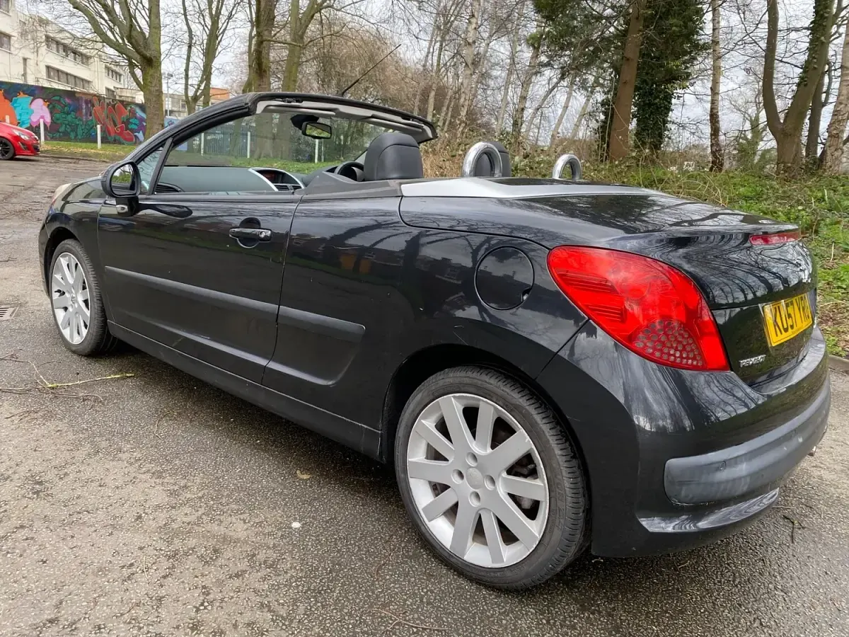 Used Peugeot 207 CC GTi 2007 Black Cabriolet