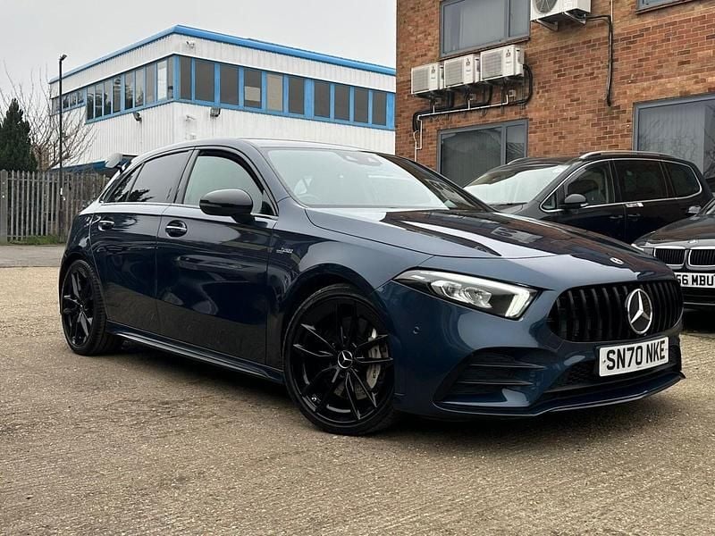 Used Mercedes A35 AMG Premium 2020 Blue Hatchback
