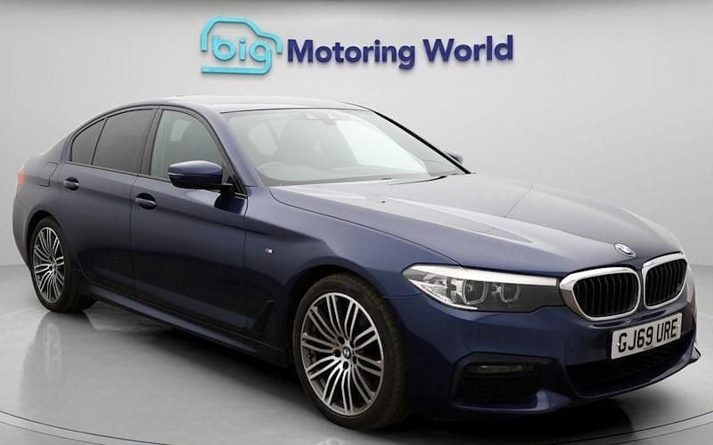 Used BMW 520 M Sport 190 HP (139 kW) 2019 Blue Sedan