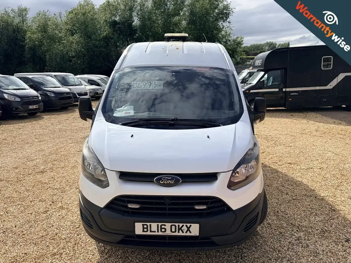 Used Ford Transit Custom 125 HP (91 kW) 2016 White Van