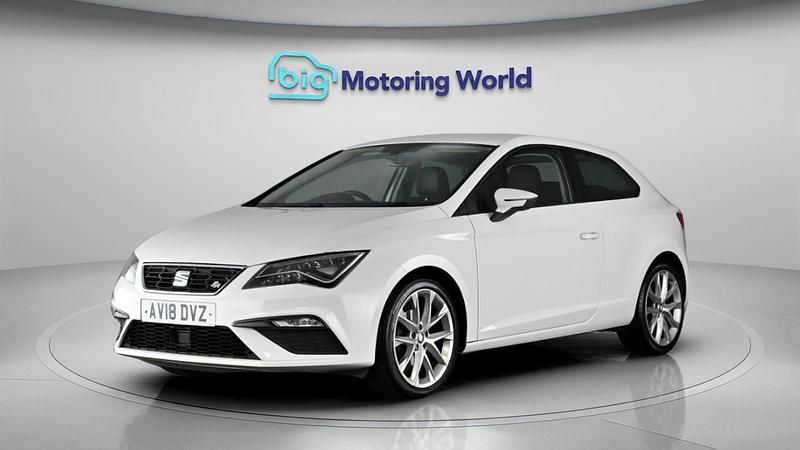 Used Seat Leon FR 125 HP (91 kW) 2018 White Coupe