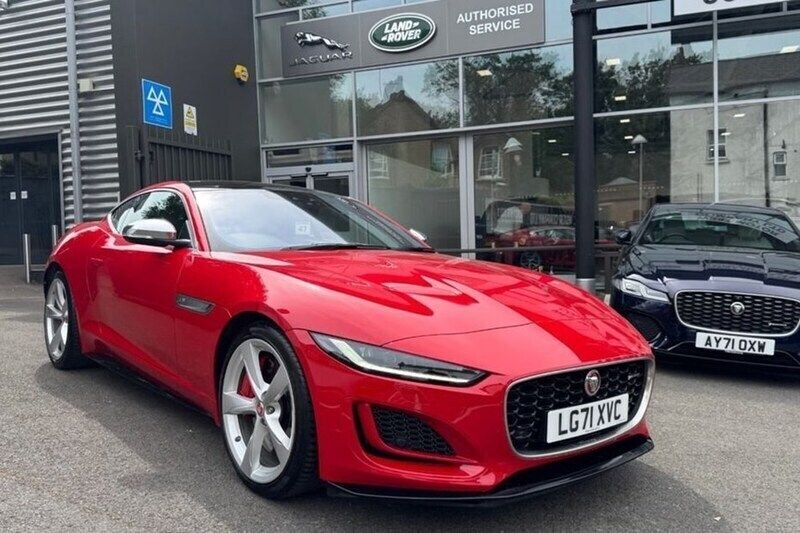 Red Used 2021 Jaguar F-Type R-Dynamic Coupe | £45,595 (Good price) - Image 1/1