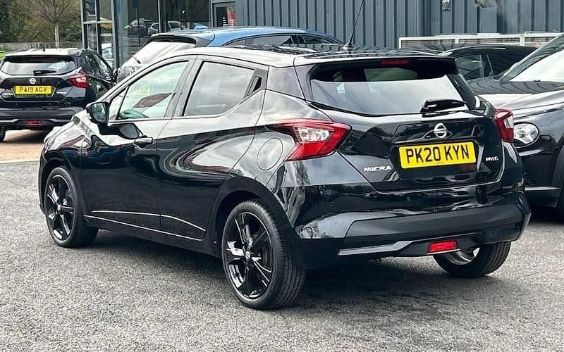 Used Nissan Micra N-TEC 101 HP (74 kW) 2020 Black Hatchback