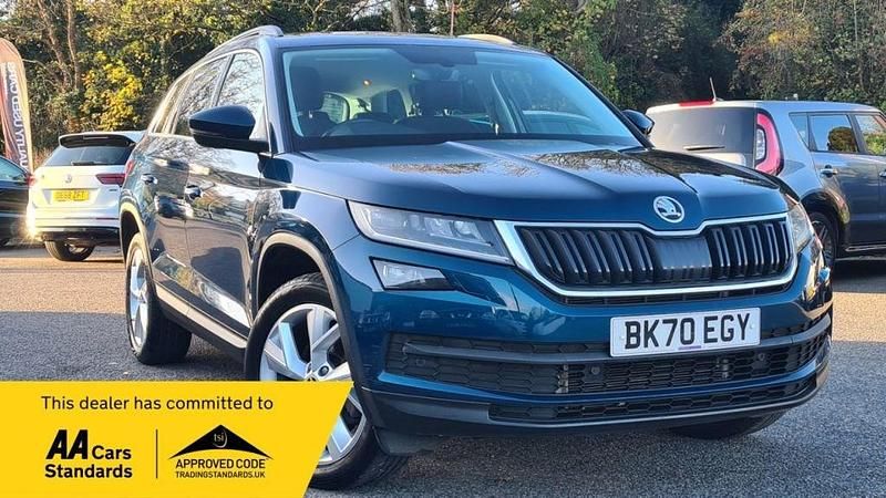 Used Skoda Kodiaq SE L 150 HP (110 kW) 2020 Blue SUV
