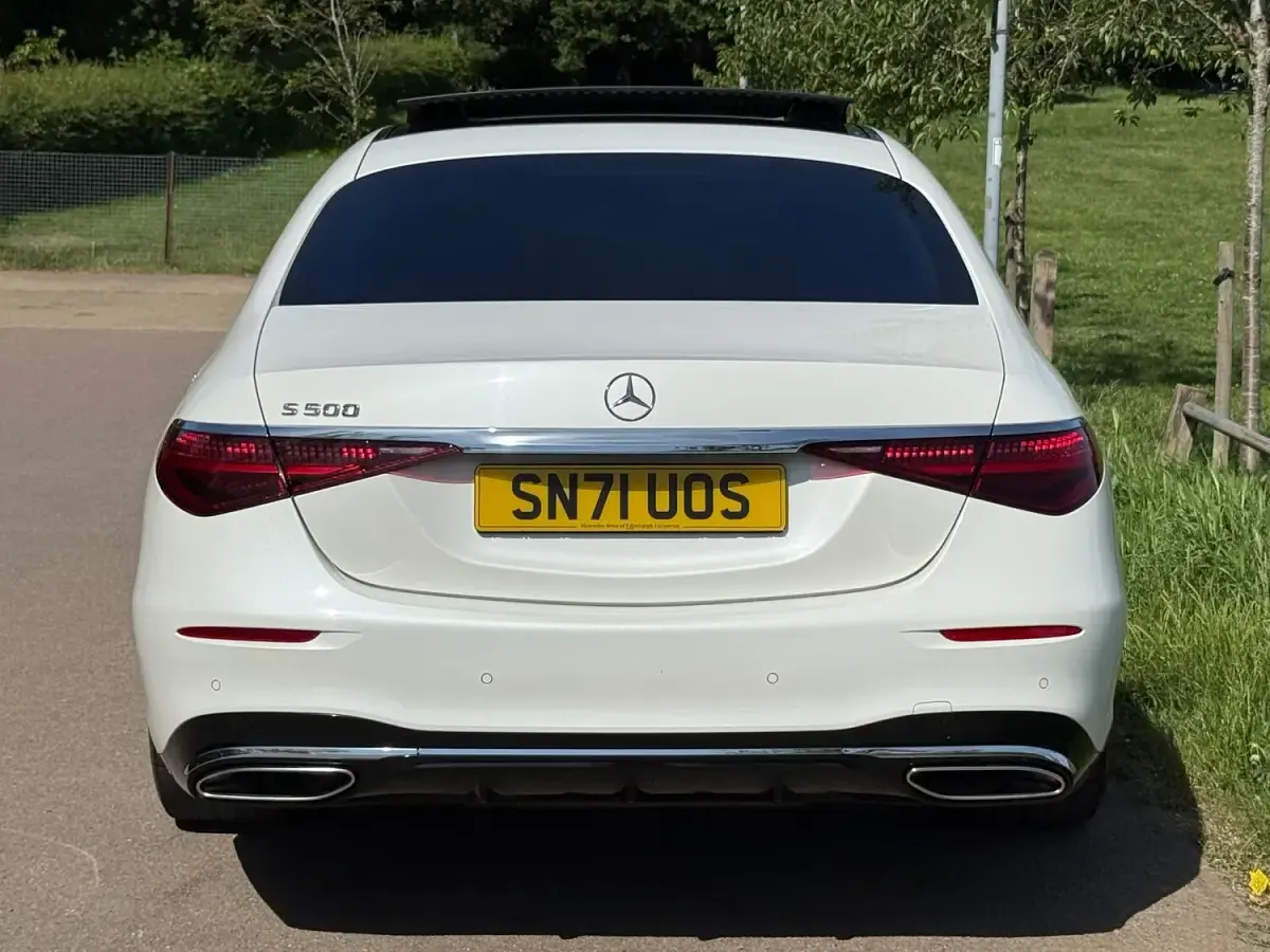 Used Mercedes S500L AMG line 2021 White Sedan