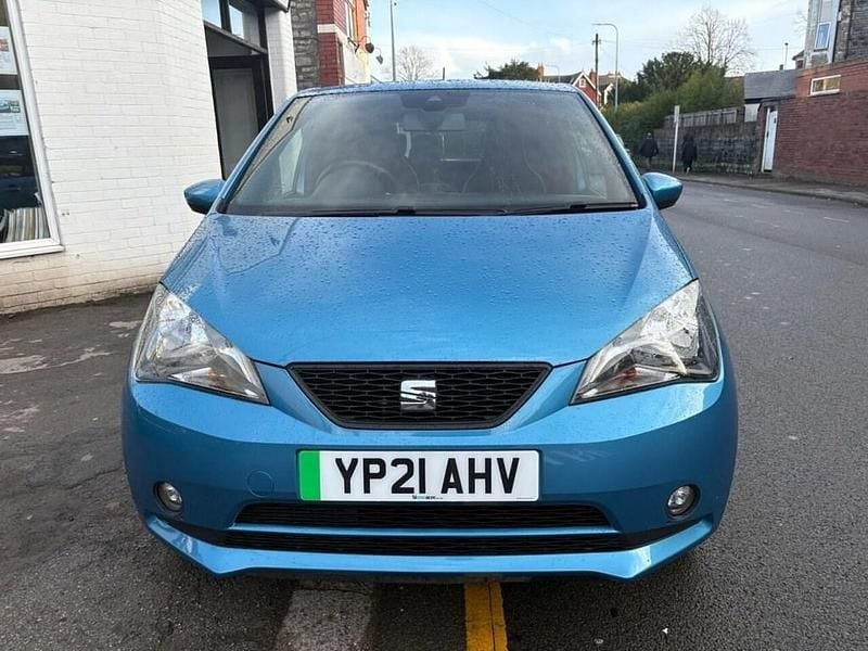 Used Seat Mii Electric 61 kW (83 HP) 2021 Blue Hatchback