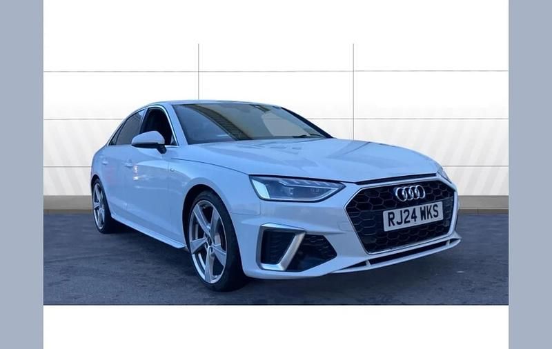 Used Audi A4 S-Line 150 HP (110 kW) 2024 White Sedan